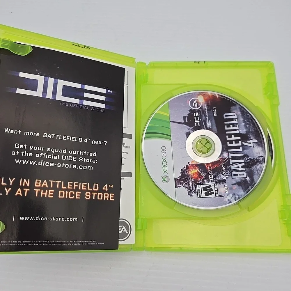 Battlefield 4 (Xbox 360, 2013) Complete Tested Working - Free Ship‎